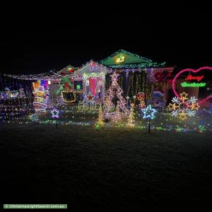 Christmas Light display at 60 Kiber Drive, Glenmore Park