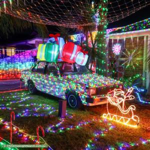 Christmas Light display at 53 Lawless Drive, Cranbourne North