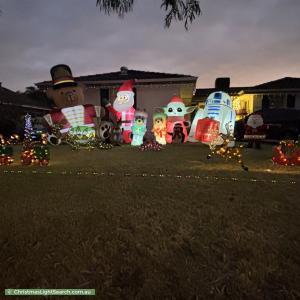 Christmas Light display at 162 Coolgardie Avenue, Redcliffe