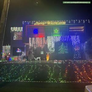 Christmas Light display at 6 Drovers Court, Vermont South