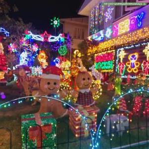 Christmas Light display at 101 Kempsie Road, Upper Mount Gravatt