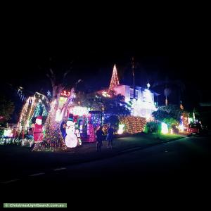 Christmas Light display at 35 Wentworth Street, Wallsend