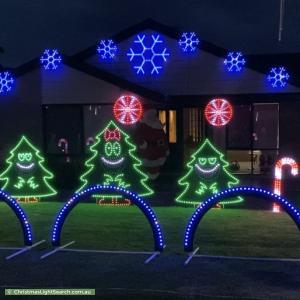 Christmas Light display at 8 Alfred Close, Traralgon