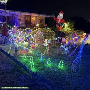 Christmas Light display at 2 Cook Place, Lesmurdie
