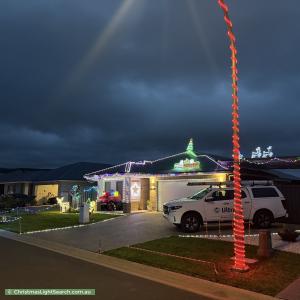 Christmas Light display at 15 Vintner Avenue, Bellbird