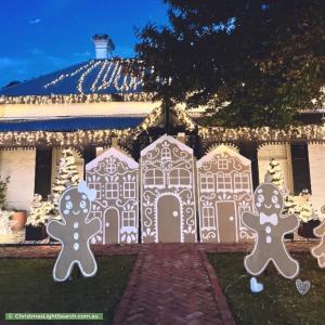 Christmas Light display at 15 Clarke Street, Freeling