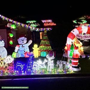 Christmas Light display at 14 Perin Avenue, Woodcroft