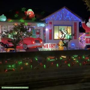 Christmas Light display at 11 Rugby Avenue, Croydon Park