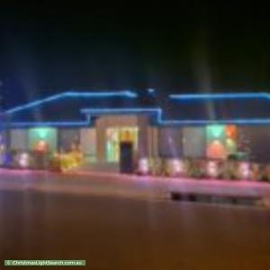 Christmas Light display at 57 Fergusson Avenue, Craigburn Farm