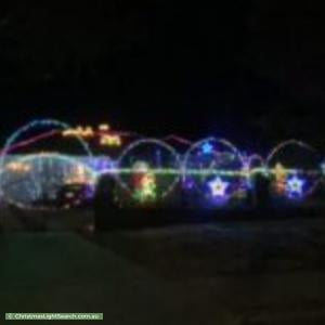Christmas Light display at 9 Black Top Road, Hillbank
