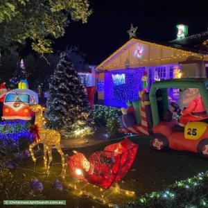 Christmas Light display at  Ninth Avenue, Saint Peters