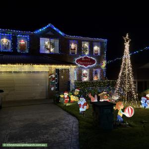 Christmas Light display at 13 Silverbirch Avenue, Mardi