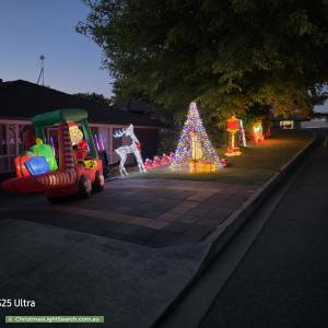 Christmas Light display at  Hudson Lowe Drive, Greenwith