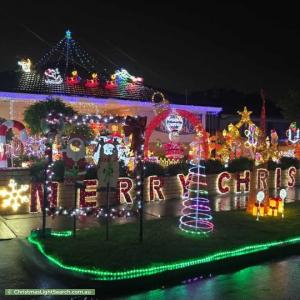 Christmas Light display at 37 Flinders Street, Keilor Park