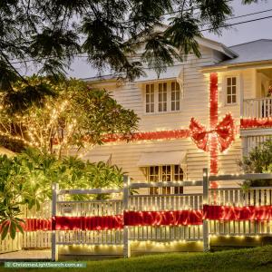 Christmas Light display at 29 Billington Street, Alderley