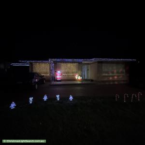 Christmas Light display at 5 Blackwood Court, Ridgehaven