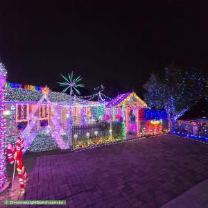 Christmas Light display at 11 Robyn Court, Hampton Park