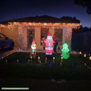 Christmas Light display at  Broxmore Street, Elizabeth North