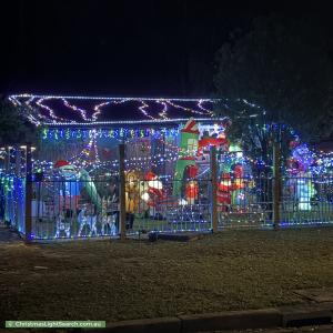 Christmas Light display at 97 Fourth Street, Weston
