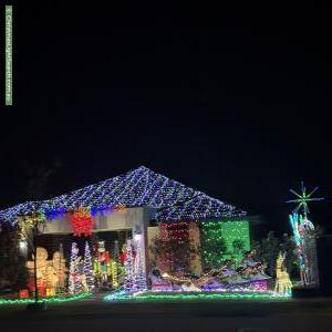 Christmas Light display at  Pine Avenue, Virginia