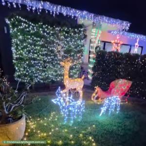 Christmas Light display at 28 Crabeye Street, Zuccoli
