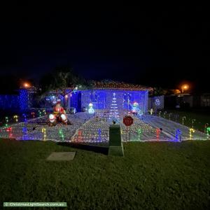 Christmas Light display at 24 Rainbird Circuit, Kallangur