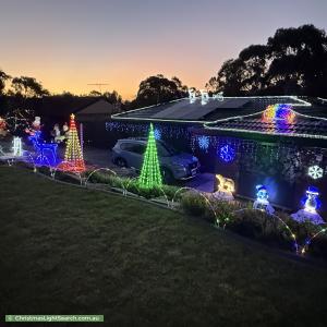 Christmas Light display at 5 Sunshine Court, Wynn Vale