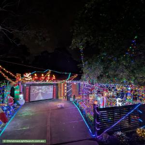 Christmas Light display at 389 Glenfern Road, Upwey