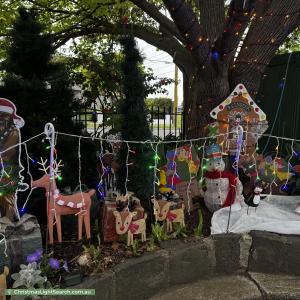 Christmas Light display at 52 Cappella Court, Glen Waverley