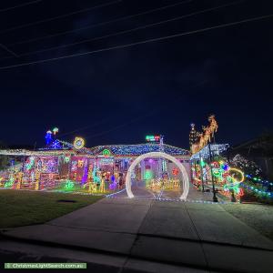 Christmas Light display at 41 Wildflower Crescent, Hoppers Crossing