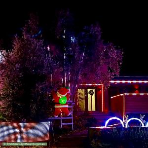Christmas Light display at 110 Bellaview Road, Flagstaff Hill