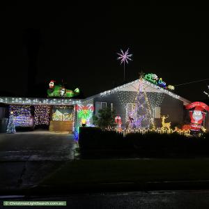 Christmas Light display at 57 Solar Drive, Whittington