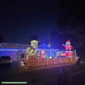 Christmas Light display at  Sandalwood Grove, Carrum Downs