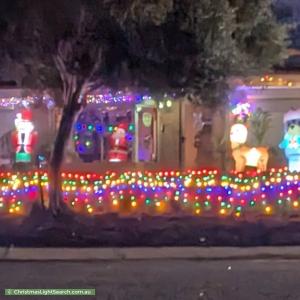 Christmas Light display at 35 Trifund Court, Merriwa