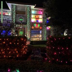 Christmas Light display at 10 Hector Court, Kellyville