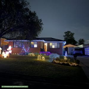 Christmas Light display at 15 Eton Court, Cambridge Park