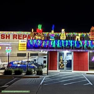 Christmas Light display at 1736 Main North Road, Salisbury Plain