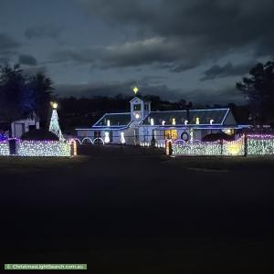 Christmas Light display at 1 Gatehouse Drive, Sorell