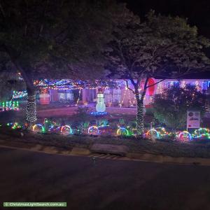 Christmas Light display at 46 Chauncy Crescent, Richardson