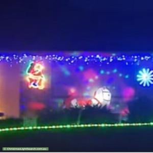 Christmas Light display at 41 Bellaview Road, Flagstaff Hill