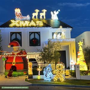 Christmas Light display at 26 Rosebank Avenue, Kingsgrove