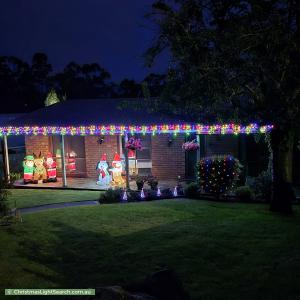 Christmas Light display at 16 Rutland Street, Warragul