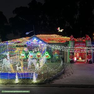 Christmas Light display at 15 Oakover Turn, Greenfields