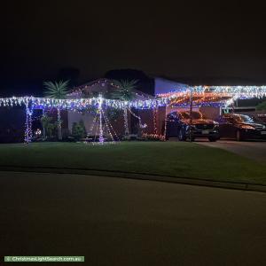 Christmas Light display at 18 Schaffer Court, Golden Grove
