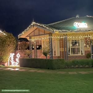 Christmas Light display at 7 Italia Court, Greensborough