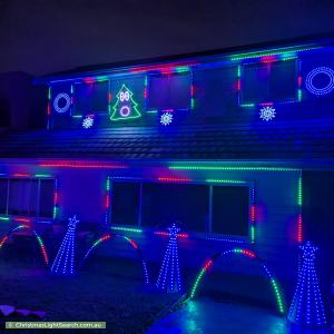 Christmas Light display at 12 Westminster Road, Gladesville