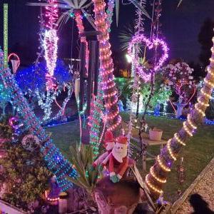 Christmas Light display at 24 Chesstree Avenue, Alkimos