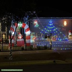 Christmas Light display at 10 Galda Way, Munno Para