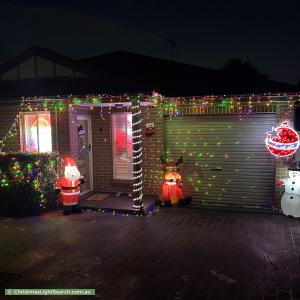 Christmas Light display at 19 Crosby Street, Greystanes