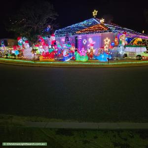 Christmas Light display at 16 Blackberry Ramble, Byford